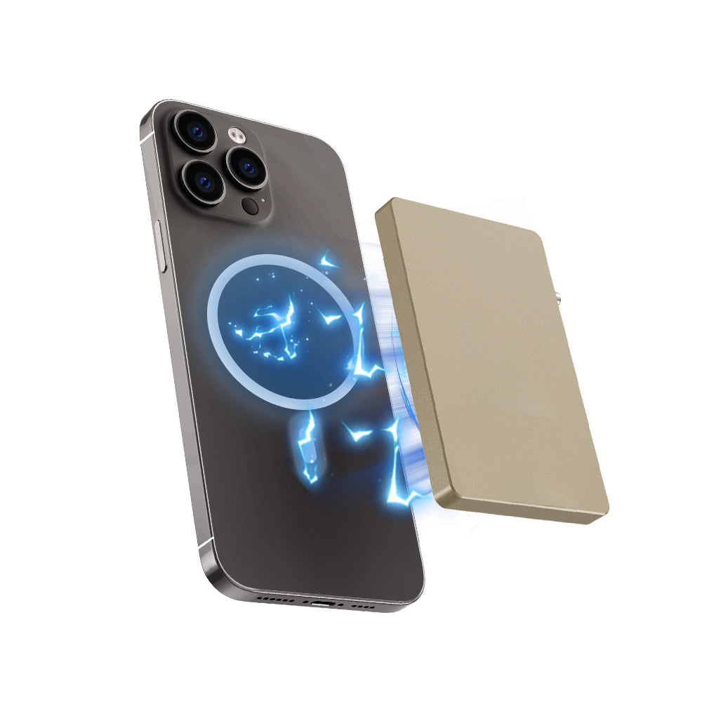Carteira Personalizada TOYFID Slim em Alumínio com Pop-Up, Proteção RFID e Suporte Básico para Cartões – Masculina
