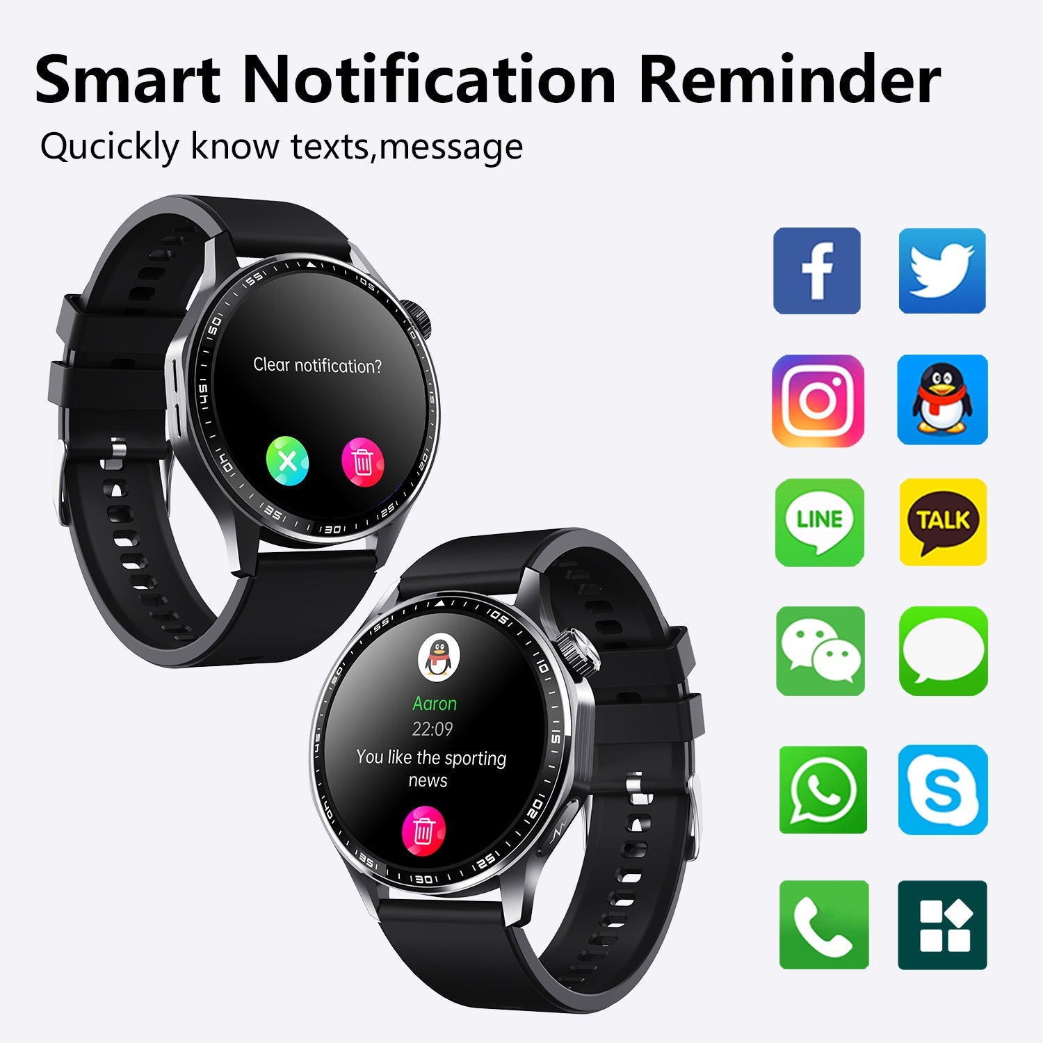 Smartwatch Avançado de Saúde e Fitness com Ferramentas para Gestão de Stress e Sono, Aplicativo de ECG, SpO₂ e Monitorização de Frequência Cardíaca 24/7