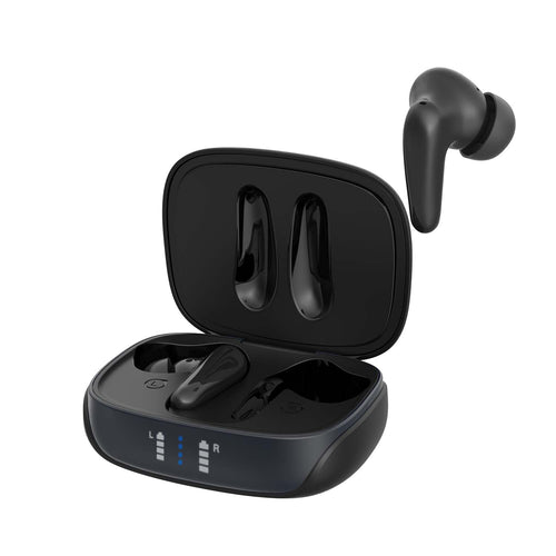 AIR Focus ANC Preto Fosco – Fones de Ouvido Intra-auriculares Sem Fio com Cancelamento Ativo de Ruído